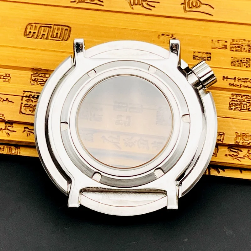 47mm Mod Seiko Tuna Canned Watch Cases fits NH35 NH36 7S 4R Japan Movement Transparent Case back SRPE Men NH35 Diving Tuna Case