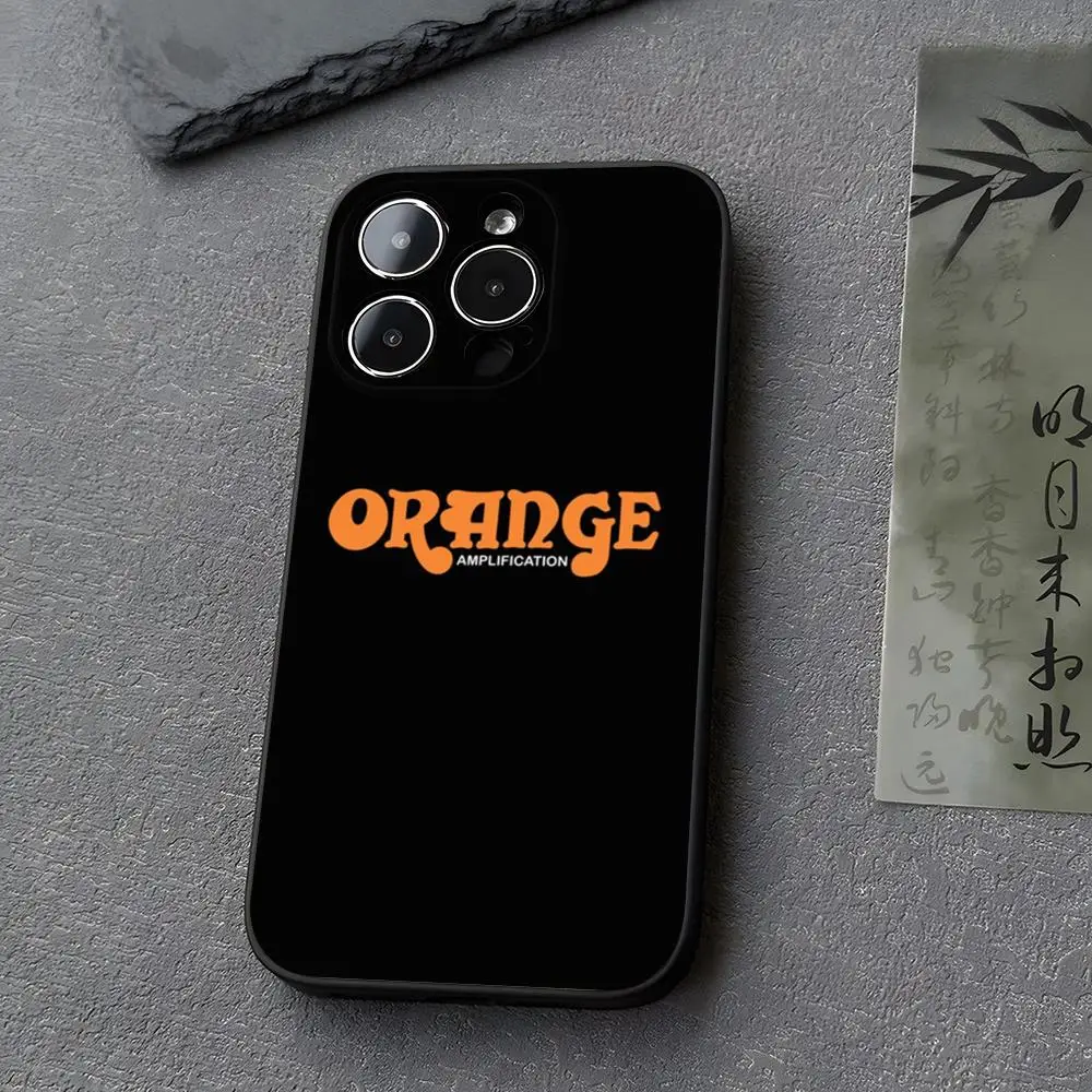 Orange Guitar Amp Phone Case for iphone 14 13 11 15ProMax 16 12 Pro Xs Max Mini Xr X 7 8 Plus Funda Covers