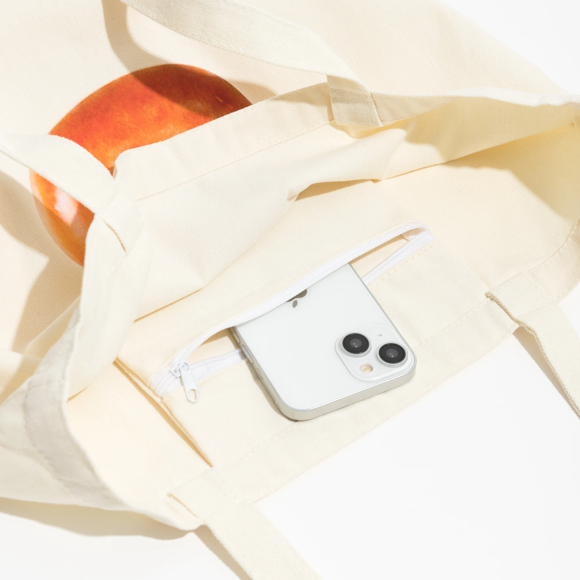 KOKOPEAS Simple Bagel Pattern Canvas Tote Bag Aesthetic For Women Cute Reusable Cloth Cotton Bags for School Shopping Beach