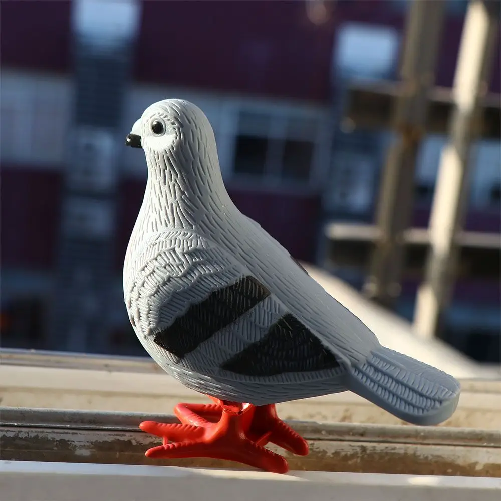 

Educational Toy Pull Back Pigeon Miniature Wind Up Toys Animal Model Pigeon Clockwork Toys Artificial Feather Figurine