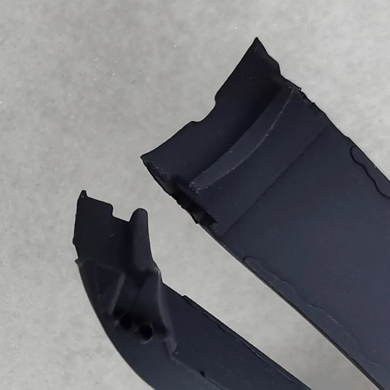 Watch Accessories Curved Interface Buckle Outdoor Sport Soft Silicone Strap 22mm 24mm 26mm Rubber Strap for Various Brand Watch