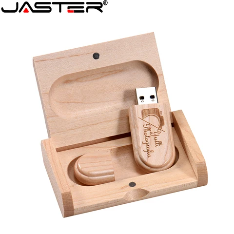 Деревянные флэш-накопители JASTER Pen Drive USB 2.0 128 ГБ