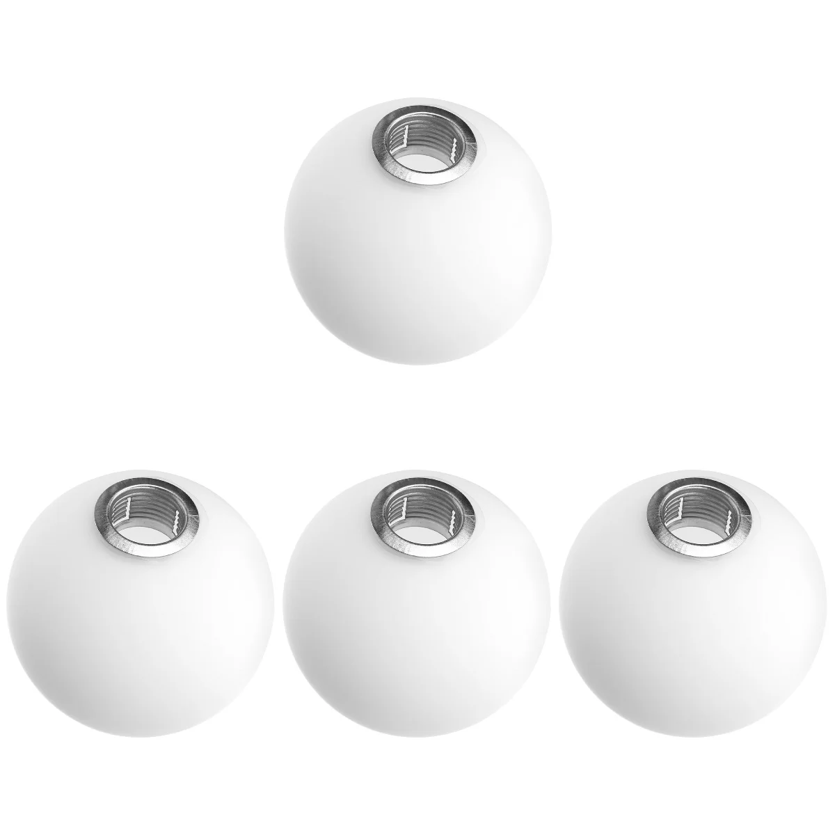 

4 PCS Glass Globe Lampshade Chandelier Accessory Pendant Ball Replacement Light Fittings Modern Shades