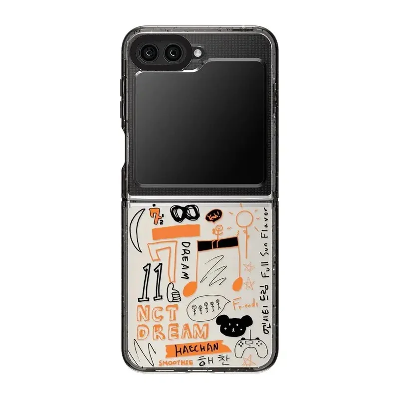 Чехол для телефона Kpop Dream с граффити Samsung Galaxy Z Flip 6 5 4 3 задняя крышка ZFlip4 ZFlip5 ZFlip6