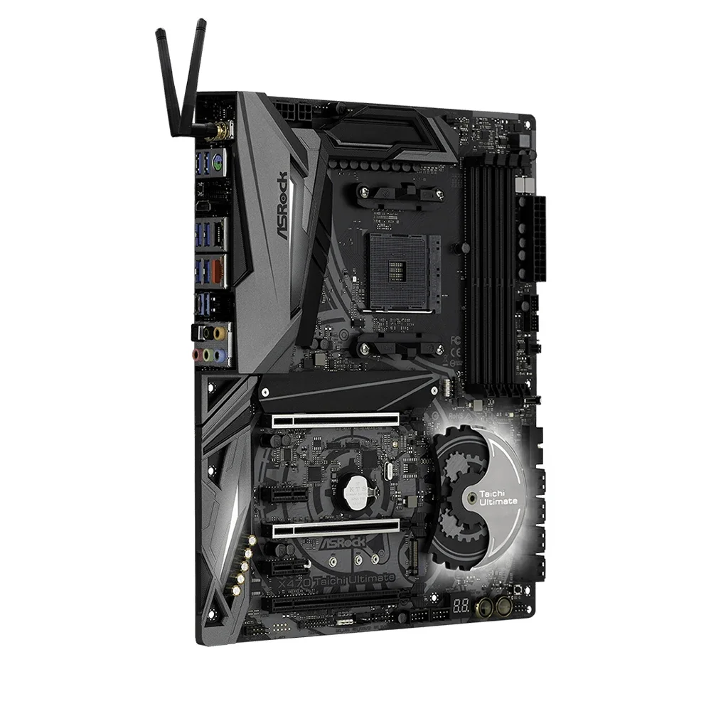 Материнская плата ASRock X470 Taichi Ultimate с поддержкой AMD Ryzen 95950X R7 5700X3D R5 5600G