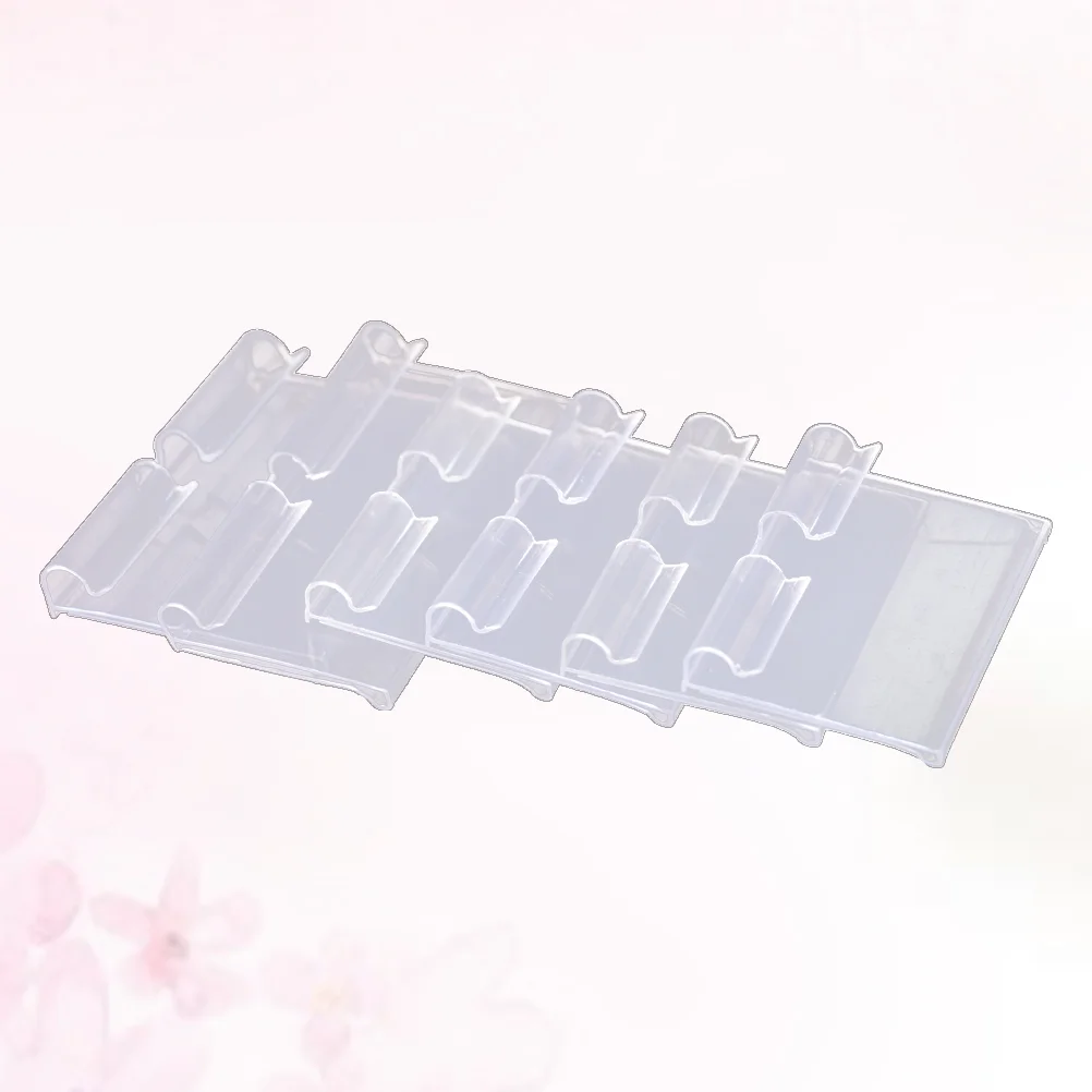 

10pcs PVC Shelf Label Holder Price Tags Premium Plastic Transparent Price Tag for Supermarket Mall Shop Store (42*10cm)