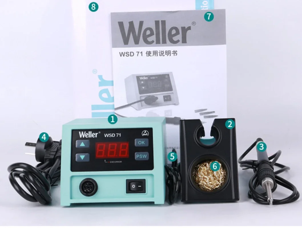 Паяльная станция Weller WSD71 100% оригинал 220 В 70 Вт бессвинцовый профессиональный