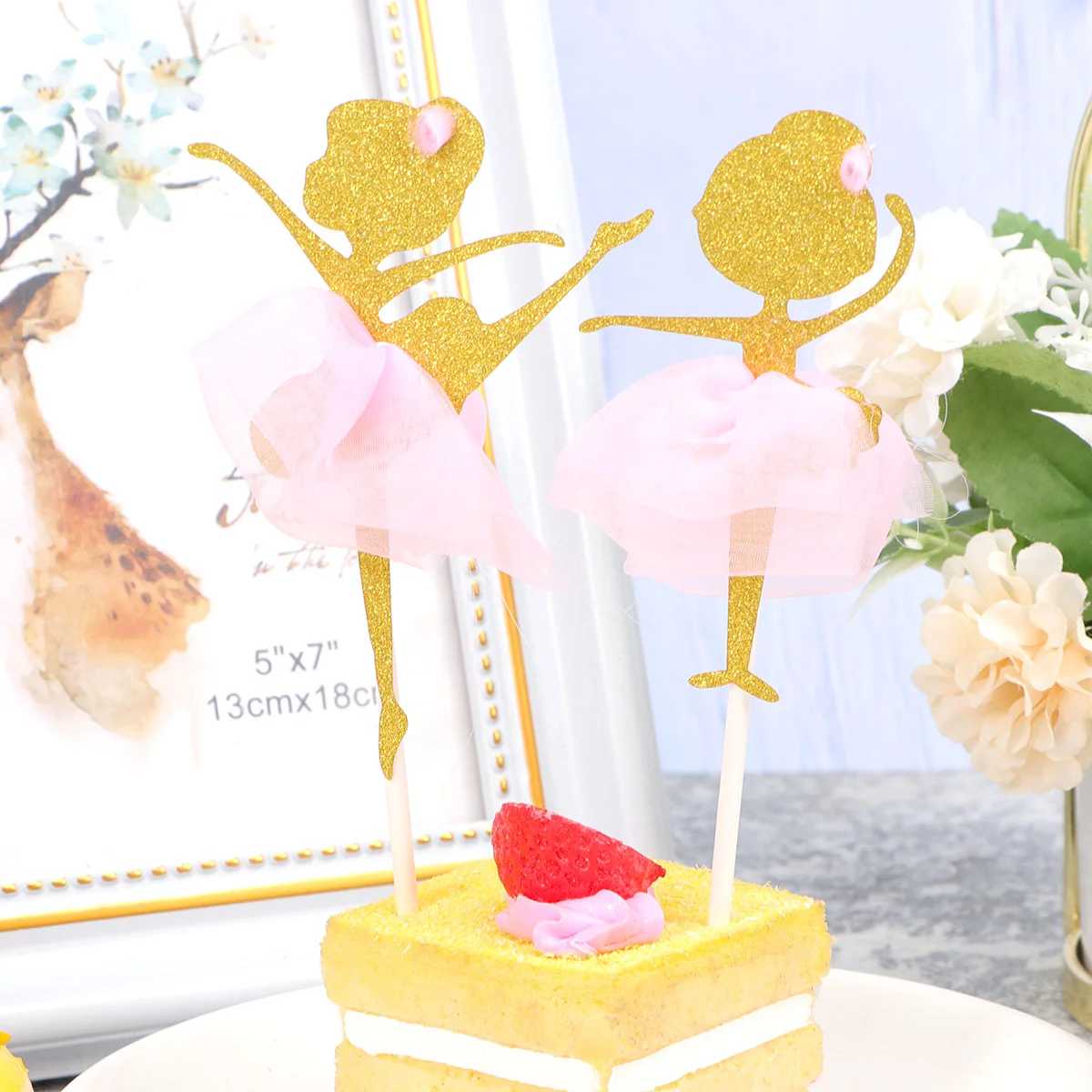 

Picks Dancing Girl Ballet Personalised Wedding Dessert Party Supplies