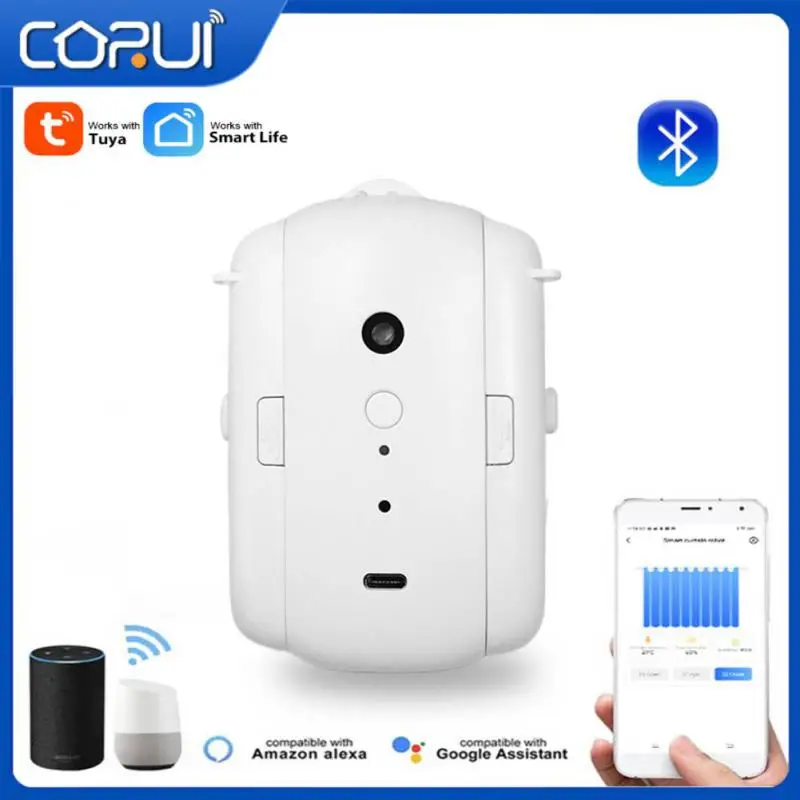 

Смарт-штопор CORUI Tuya с роботом, автоматический прибор для открывания штор, Wi-Fi перезаряжаемый Электрический робот-пульт дистанционного управления, Alexa Google Home