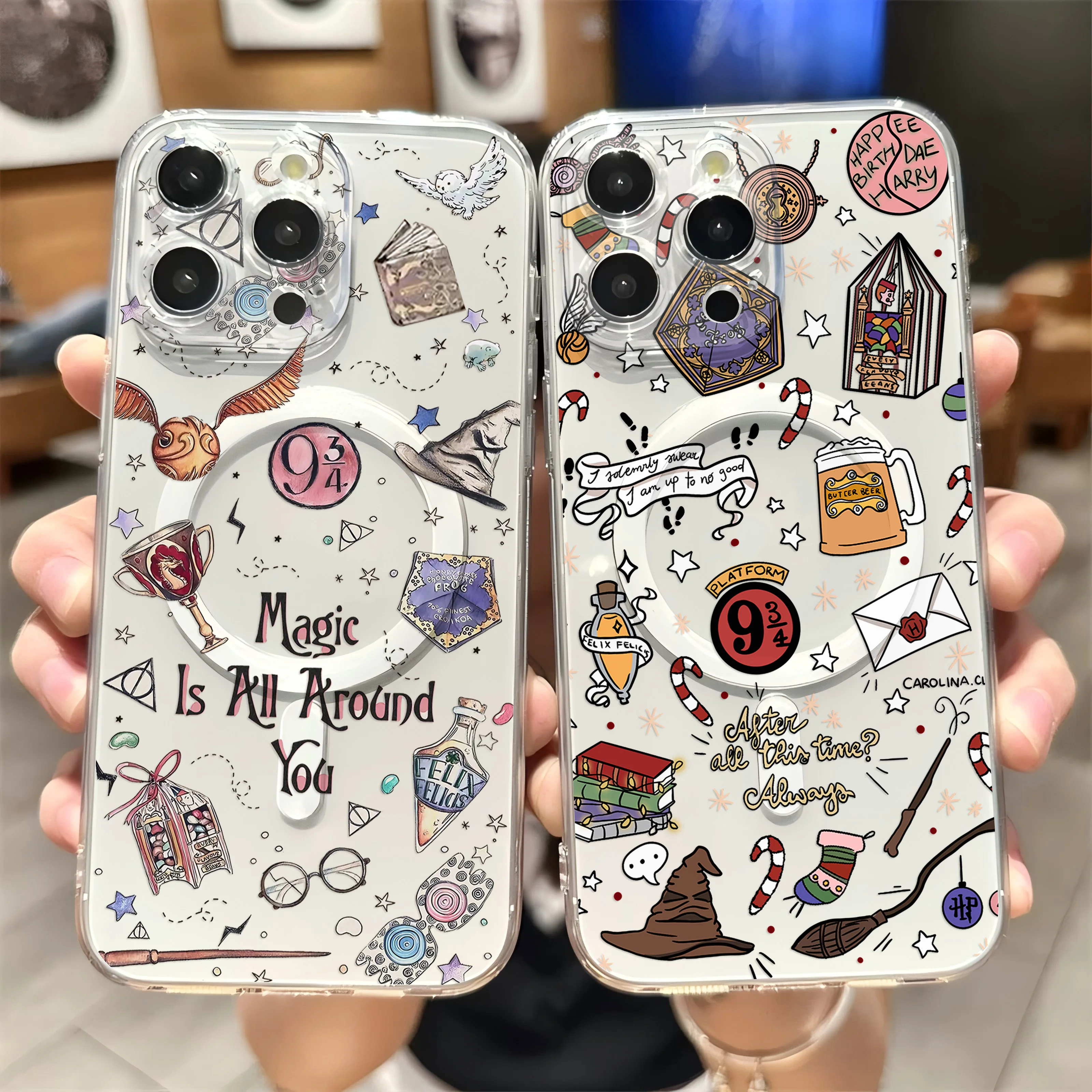 Фото Hot Movie P-Potters New H-Harries Magnetic Phone Case For IPhone 18 17 16 15 14 13 12 11 8 7 Air Plus Pro Max XR XSMax Tpu Cover №1