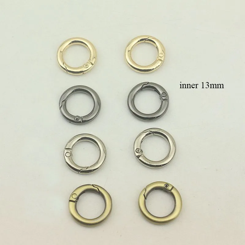 

50 шт. 13 мм уплотнительные кольца пряжки пружинный брелок кожаный ремень цепочка Пряжка защелка зажим триггер DIY аксессуары
