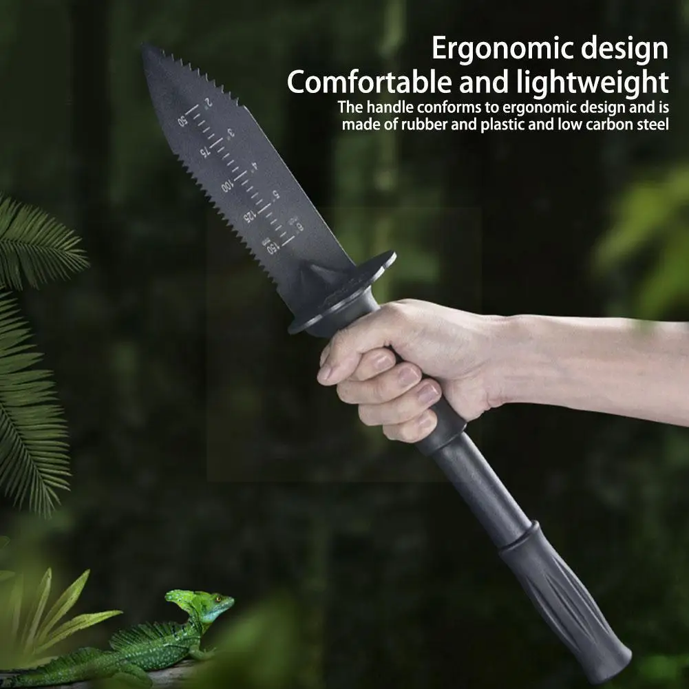 

Metal Digging Tools Serrated Edge Digger With Sheath Knife Steel With Outdoor Garden Scale With Tools Shovel M7g0