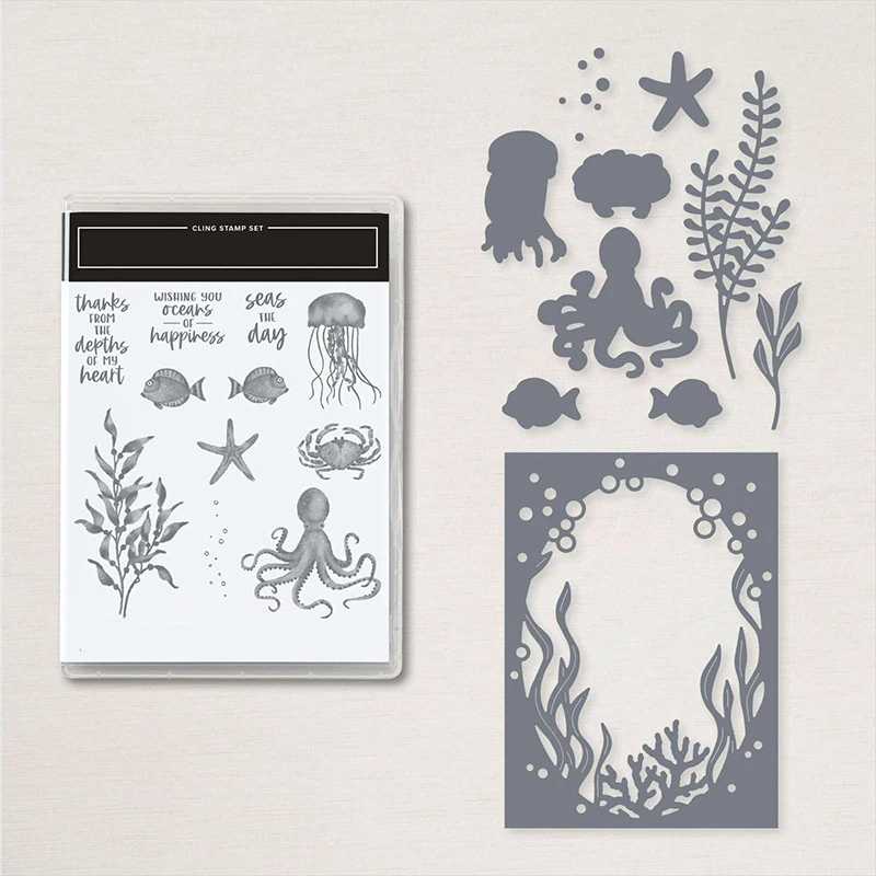 

2022 New Arrival Metal Cutting Dies and Clear Stamps DIY Scrapbooking Card Stencils Paper Crafts Making Photo Album Decor
