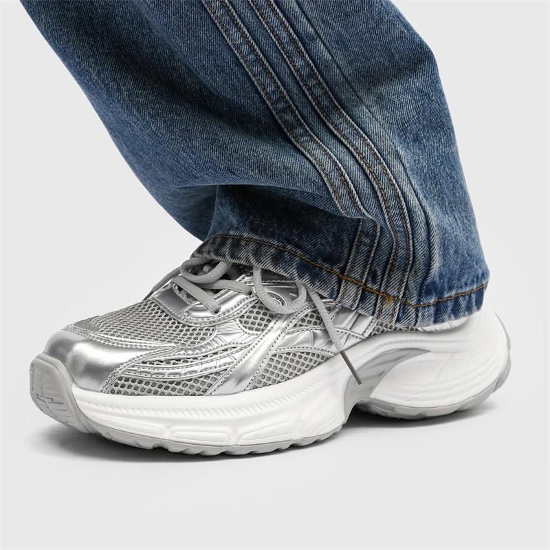 Кожаная спортивная обувь Повседневная для мужчин Модное платье Tenis De Hombre