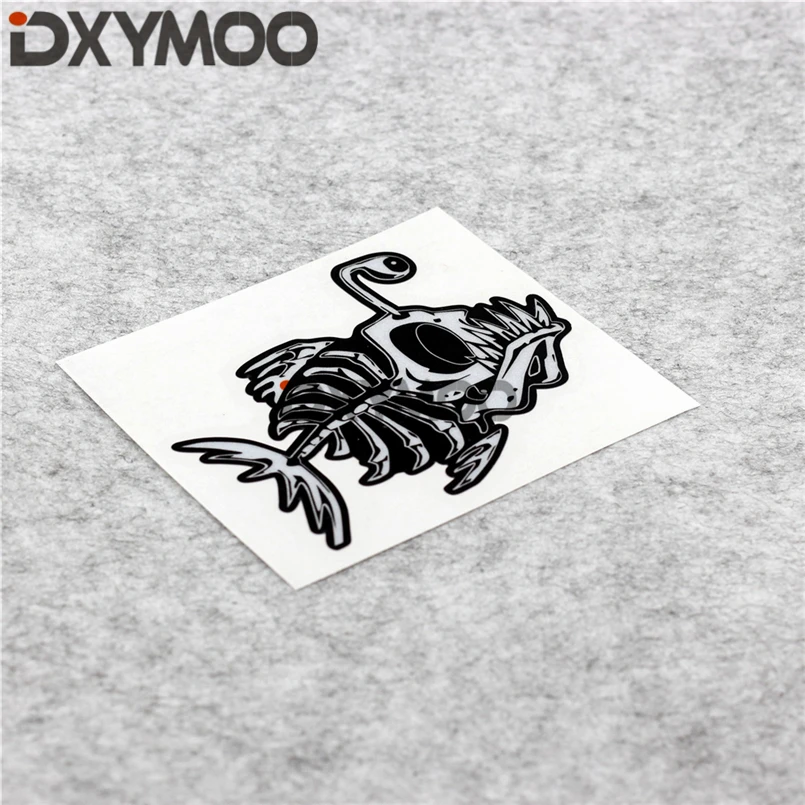 Стайлинг автомобиля фонарь для рыбалки скелет череп кросс-кости окно гитара