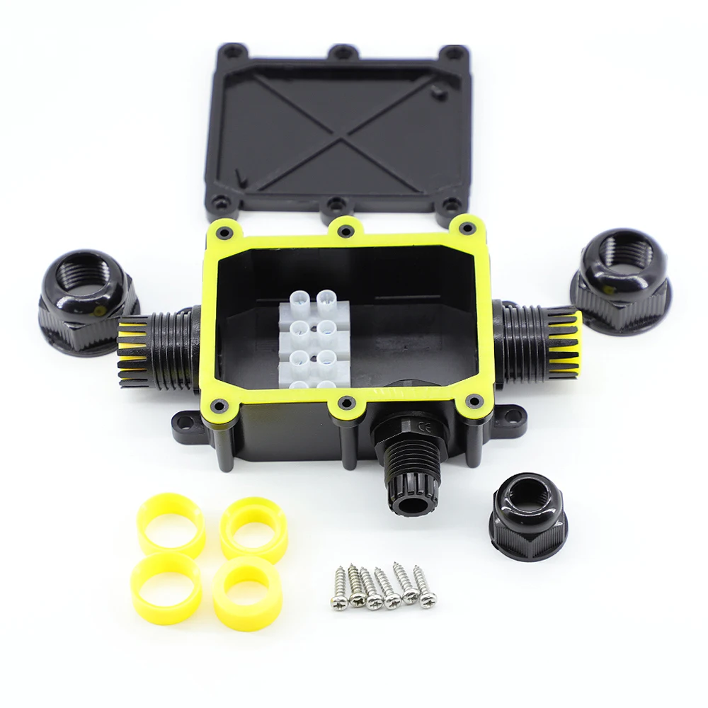 Водонепроницаемая 3-контактная распределительная коробка IP68 Y Тип 3-контактный 4-15