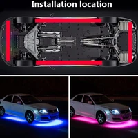 car led chassis light decorative lights color atmosphere lamp car accessory underbody ambient lights flexible neon led strip