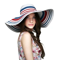 2022 big brim straw hat for women summer bucket hat wide brim floppy panama cap foldable fashion outdoor beach sun hat chapeau