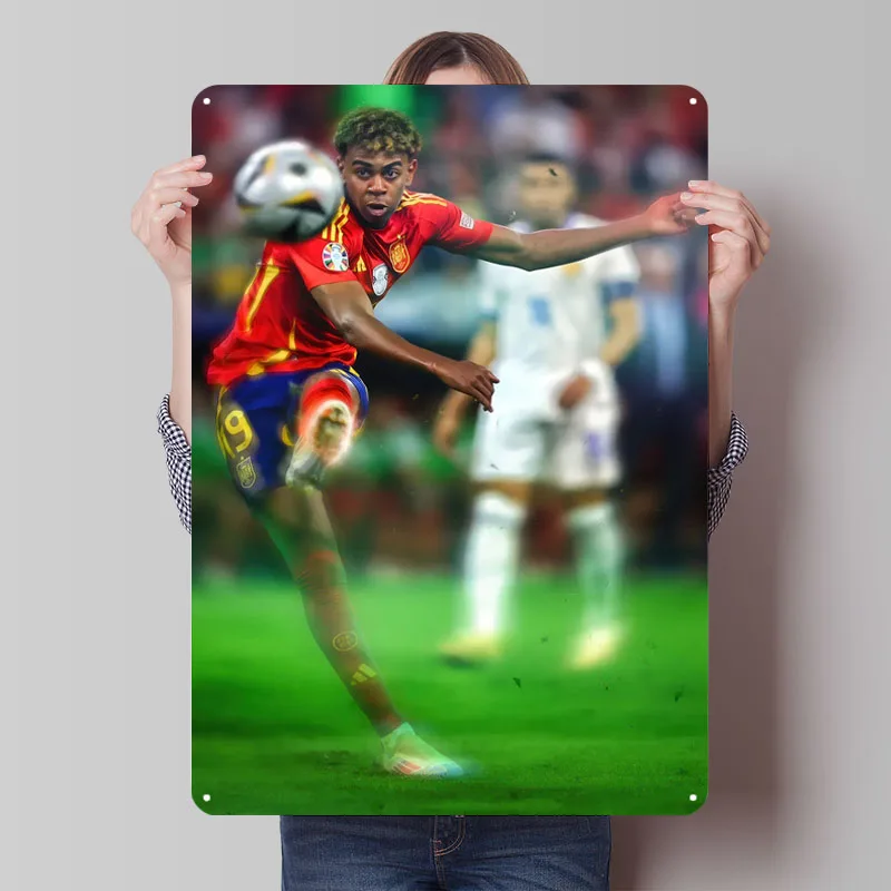 Металлический знак Lamine Yamal