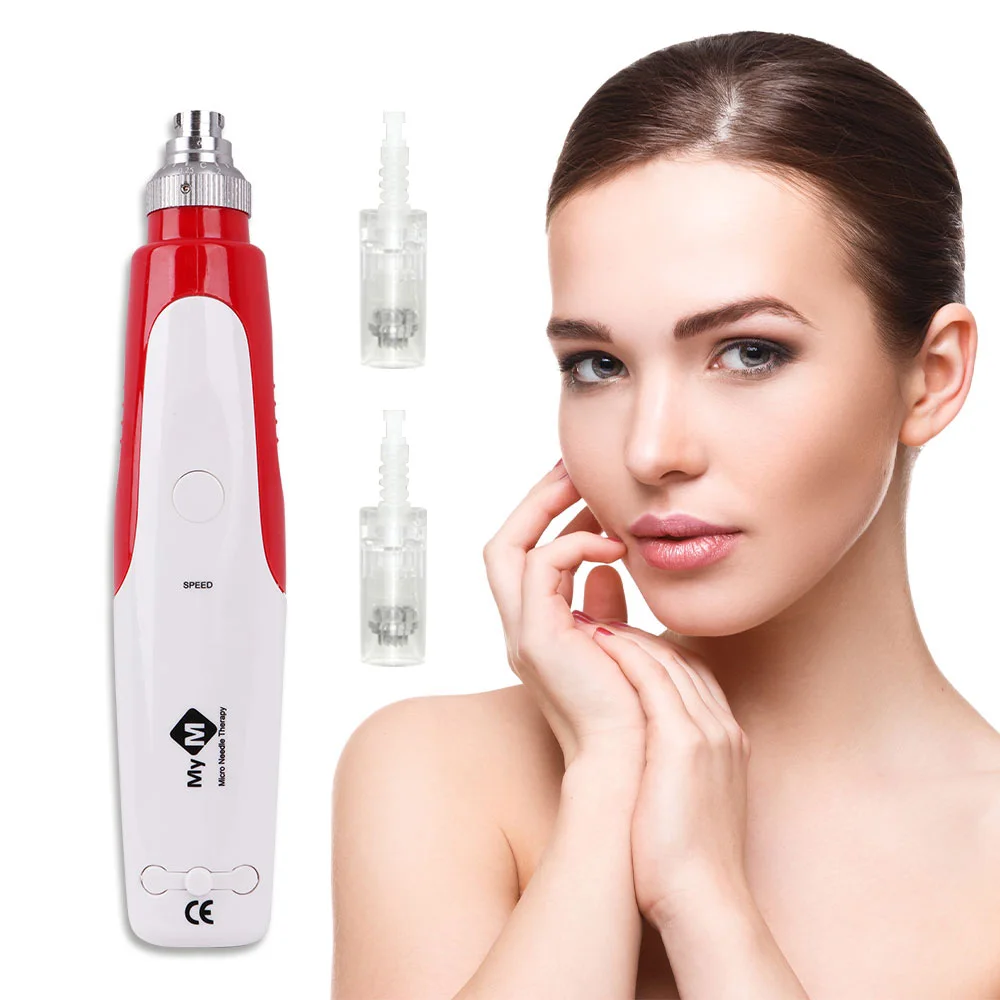 

Профессиональный беспроводной аппарат для Dermapen Derma Pen N2 Bb, светящийся аппарат для мезотерапии, 12 штук