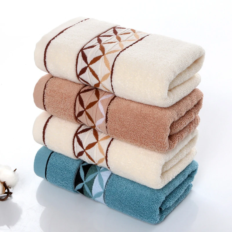 

Полотенце из натурального хлопка, 32 нити, утолщенное, из чистого хлопка, мягкое, впитывающее, для мужчин и женщин, бытовое полотенце для мыть...