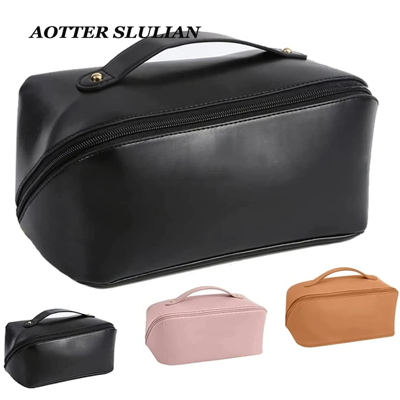 

Вместительная женская дорожная сумка-Органайзер для туалетных принадлежностей