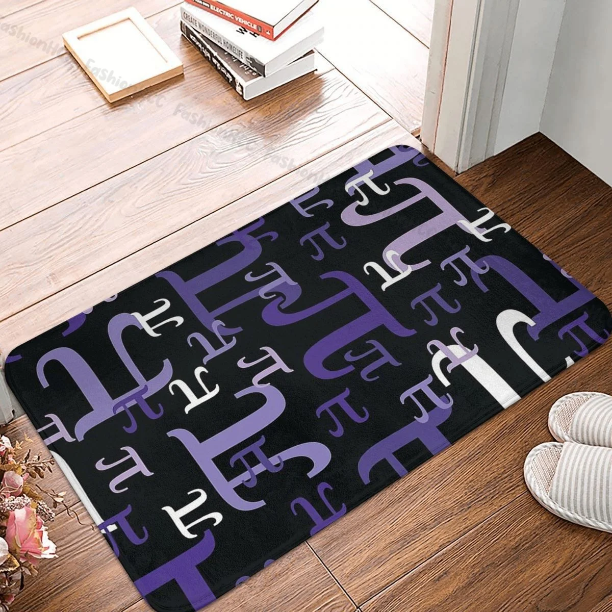 

Geek Kitchen Non-Slip Carpet Pieces Of Pi Flannel Mat Welcome Doormat Floor Decoration Rug