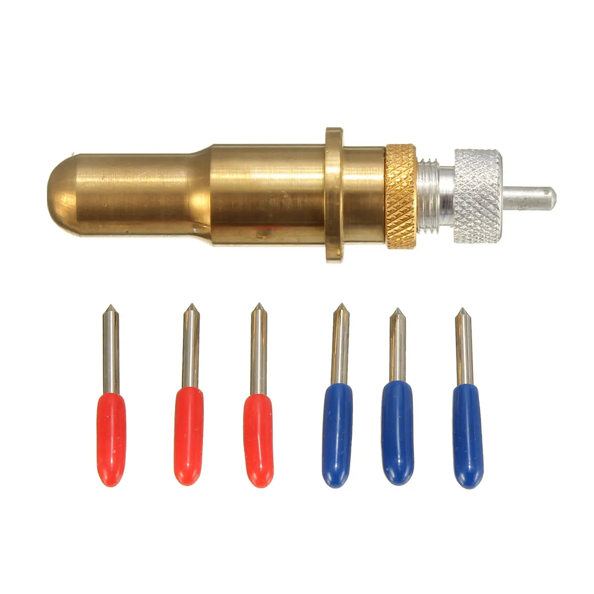 

7pcs Milling Cutter Blade Holder for Roland Cutting Plotter 45 Degree 60 Degree Metal Blades Milling Cutter High Hardness