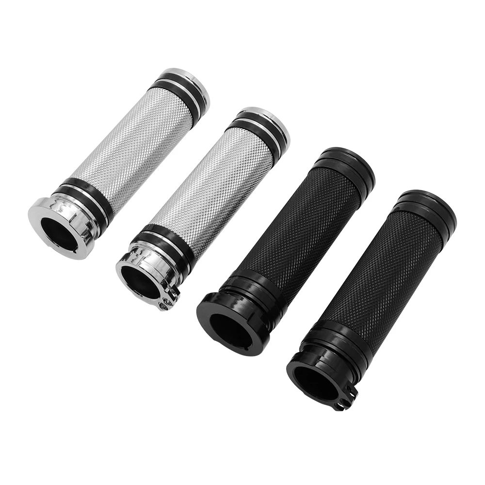 Мотоциклетные черные ручки 1 дюйм 25 мм алюминиевые для Harley Sportster 883 1200 XL VRSC Touring Dyna