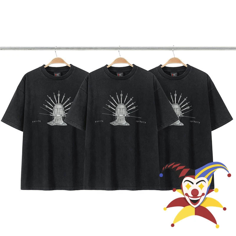 

New Vintage Washed T-Shirt Men Women Best Quality Oversized T Shirt Tops Tee