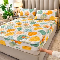 new 1piece thick quilted sheets for bed adjustable elastic mattress cover multi size sheetsneed order pillowcases