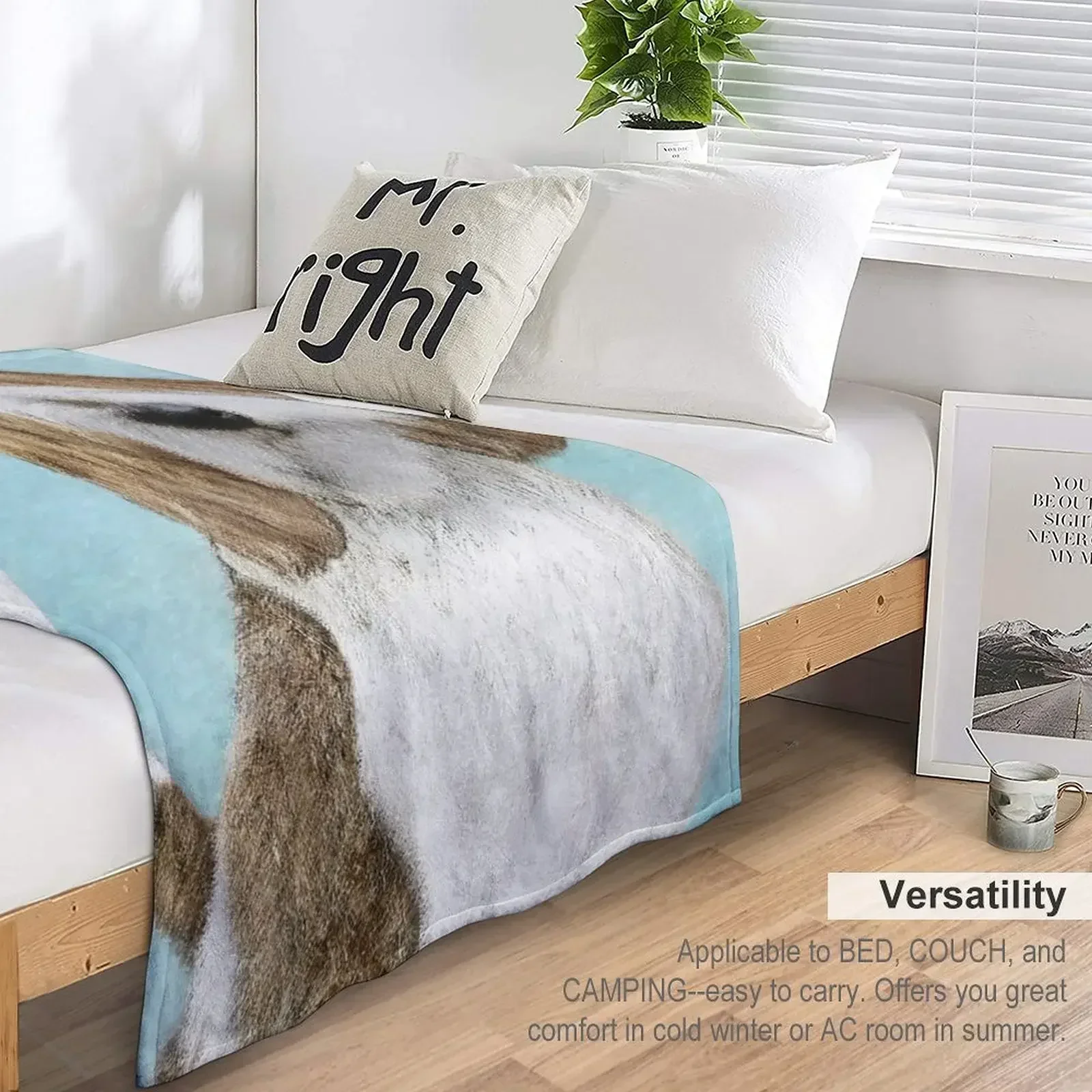 Оригинальное художественное одеяло для собак Grand bассет Грифон вендин