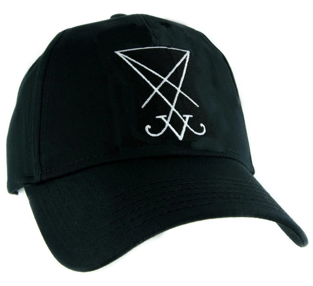 Printed The Sigil of Lucifer Hat Baseball Cap Occult Clothing Seal of ...