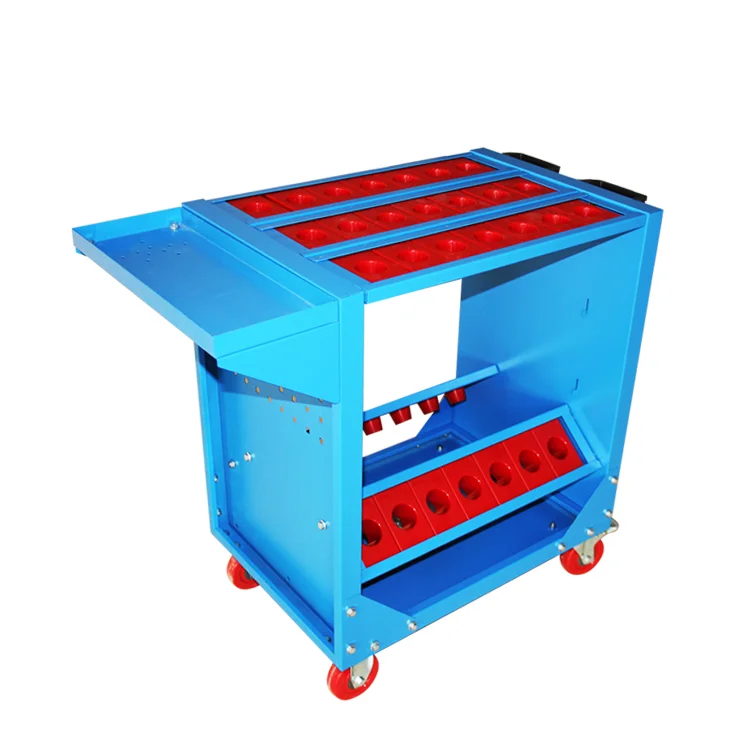 Bright-tools Supply High Quality CNC Tool Holder Storage Trolley Cart for cnc lathe machine
