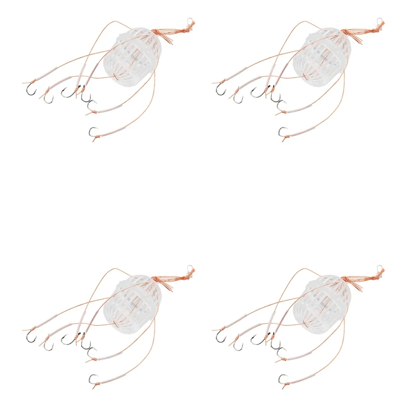 

4X Explosion Hook Fishing Tackle Sea Box Hook Monsters Strong Carbon Steel Plastics Carp Spherical Explosion Hooks Tool