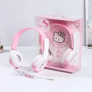 NEW Hello Kitty Ear Bud Headphones Sanrio Sakar 2010 Wired/Corded 2000s Y2K