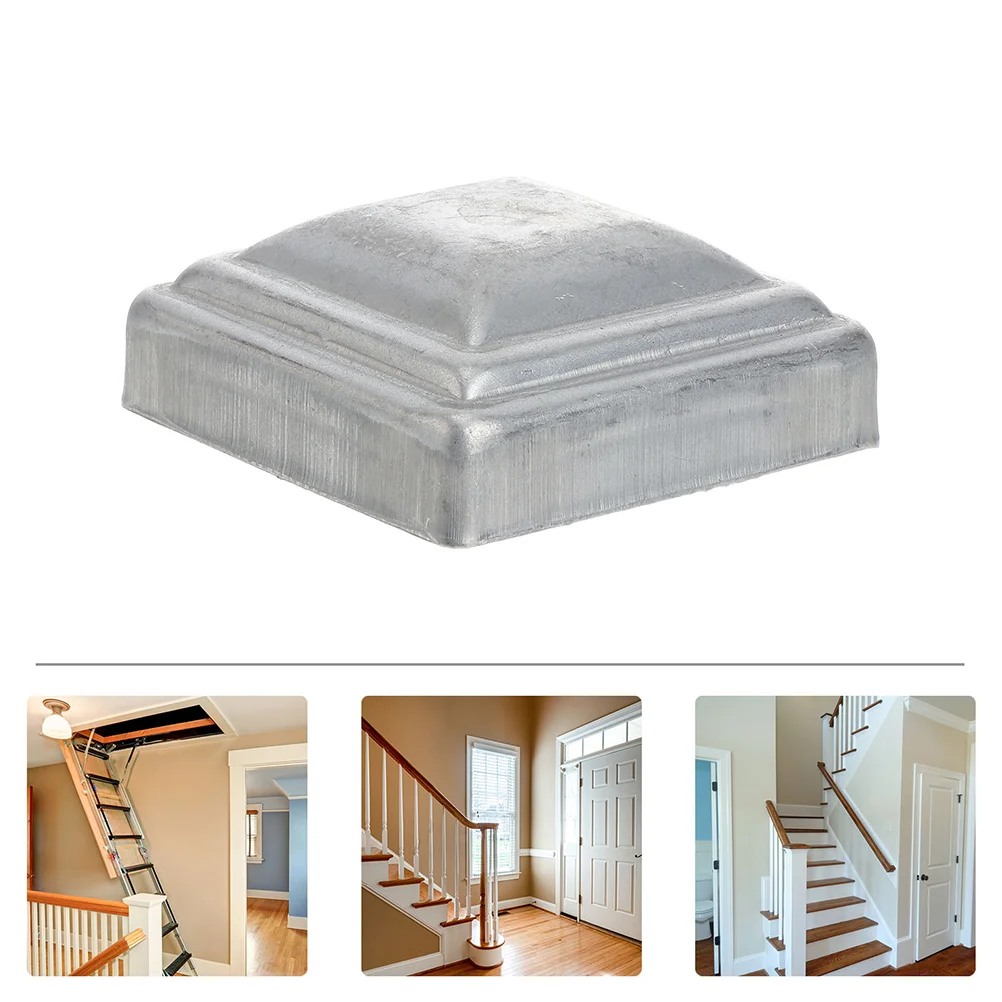 

Post Fence Cover Caps Iron Square Cap Insert Guardrail Metal Pipe Covers Tubing Deck Glide Chair Tube Finishing Plug Adapter