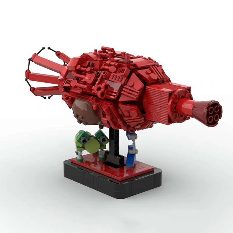 Набор строительных блоков MOC «Красный Гном» (502 детали): модель космического корабля, научно-фантастическая серия, героический пиратский корабль, крепость, двигатель, музей, классическая игрушка, подарок (art.: 3920dc1560cff) - 3920dc1560cff