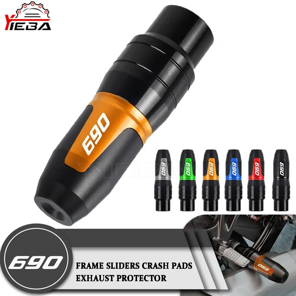 

For 690SM 690SMC 690SMCR 690 SM SMC SMCR 2019 2020 2021 2022 2023 Motorcycle Exhaust Frame Sliders Crash Pads Falling Protector