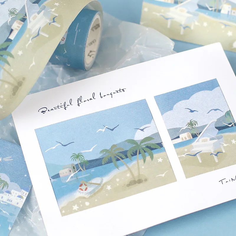 

Romantic World Tape Decorative Masking Tape Japanese Paper Tapes For Diy sticker Projects Arts Crafts Scrapbooks Journaling