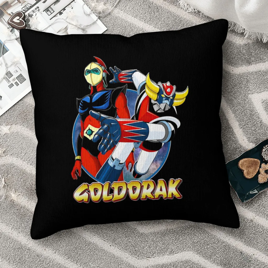 

Goldorak Grendizer Hug Pillowcase UFO Robot Grendizer Backpack Cojines Livingroom DIY Printed Car Coussin Covers Decorative