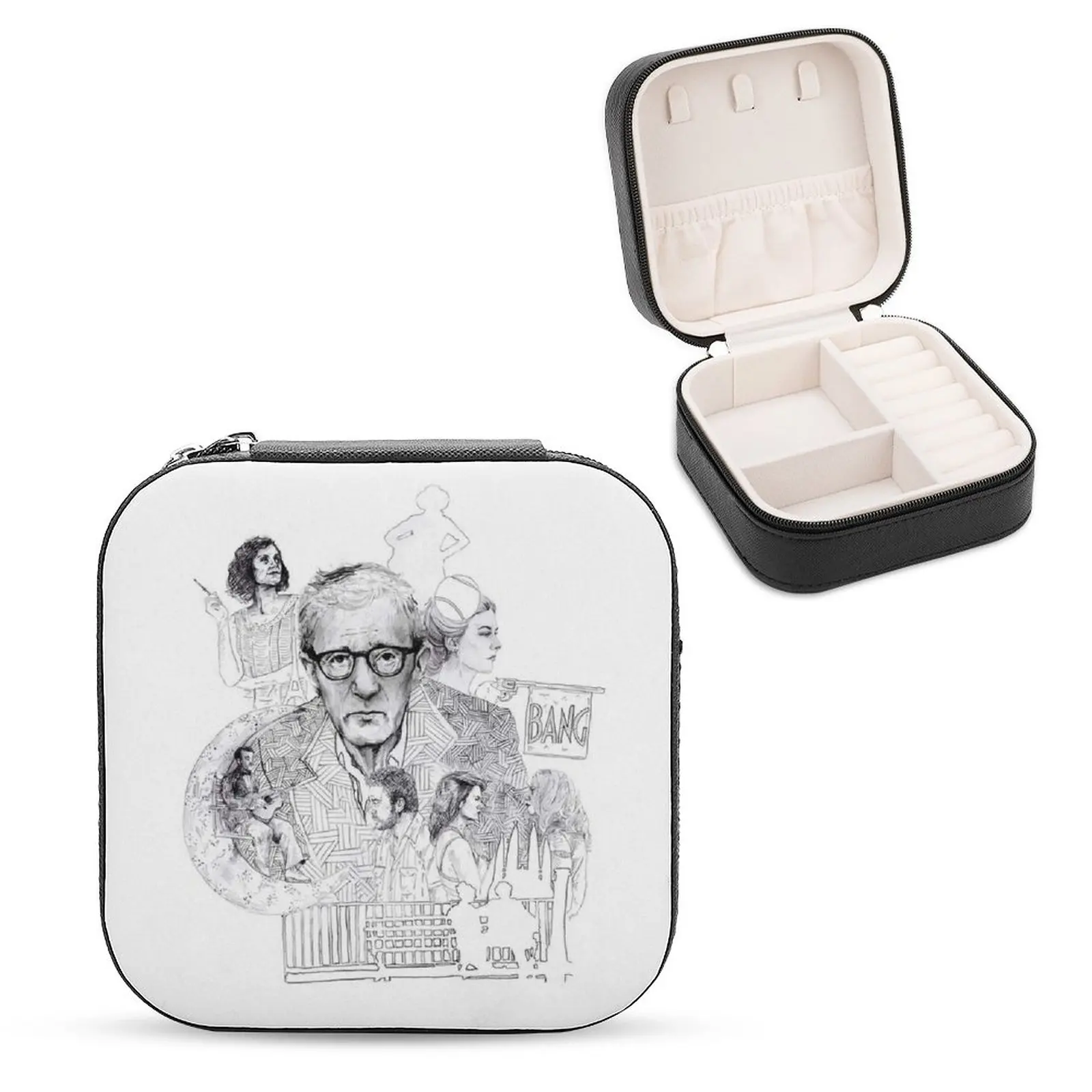 Коробка для хранения ювелирных изделий Вуди Аллен 2022 органайзер дорожные