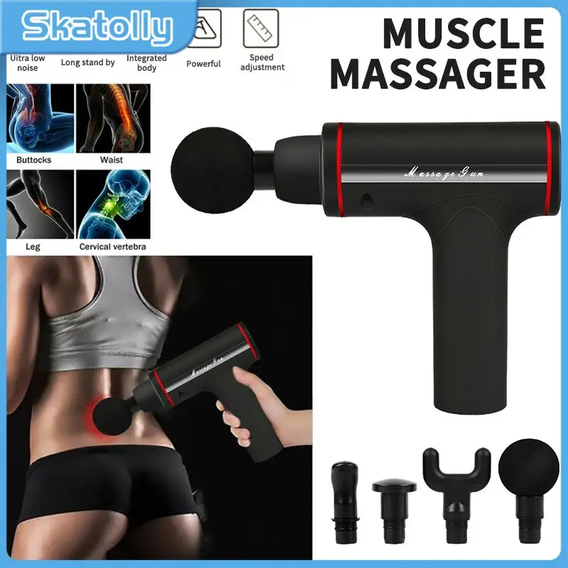 

Массажер-пистолет с зарядкой от USB для снятия мышечной молочной кислоты