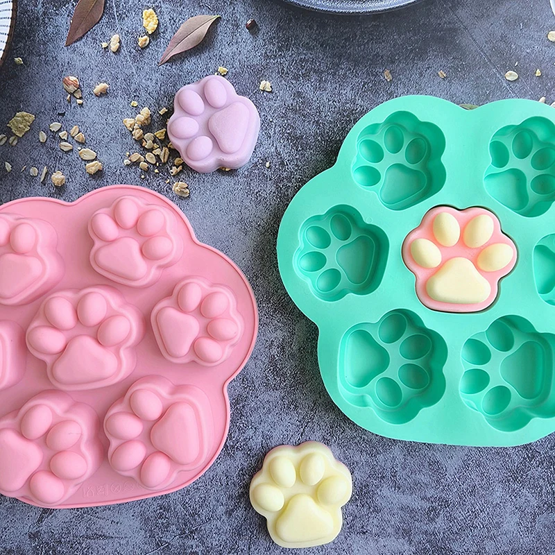1 шт. силиконовые формы для кошачьих лап элегантная форма шоколадного печенья