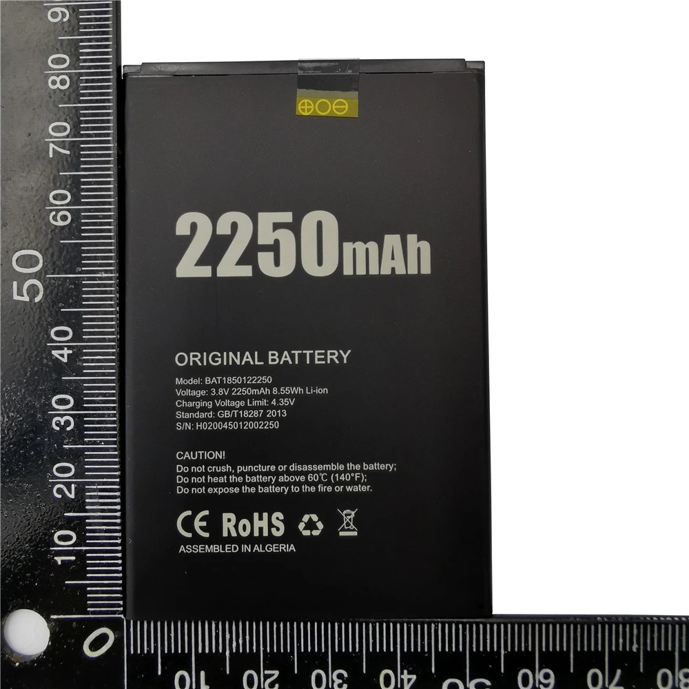 100 original new bat1850122250 replacement 2250mah battery for doogee x11 battery mobile phone battery batteries free global shipping