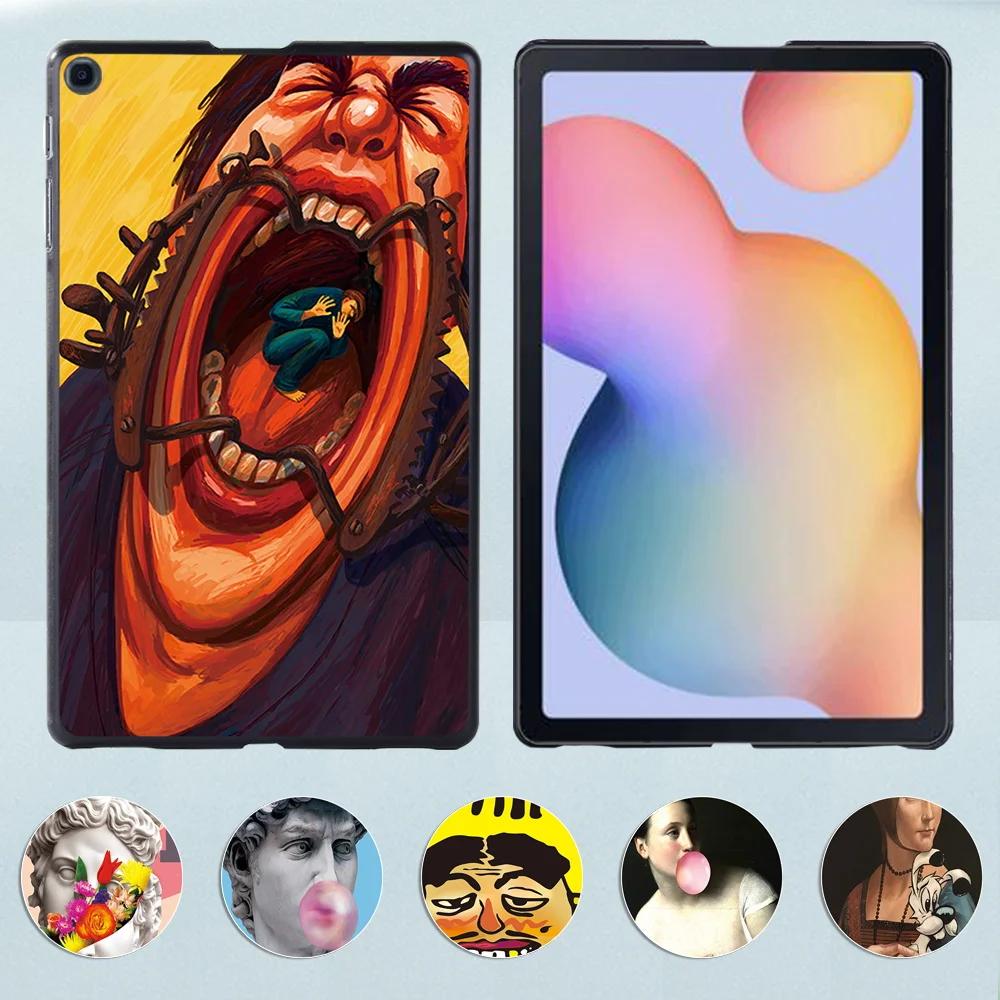 

Tablet Case for Samsung Galaxy Tab S4 S6 S5e S6 lite S7 A 8.0 T290 A7 10.4 T500 A7 Lite T220 T225 8.7" Funny Series Cover