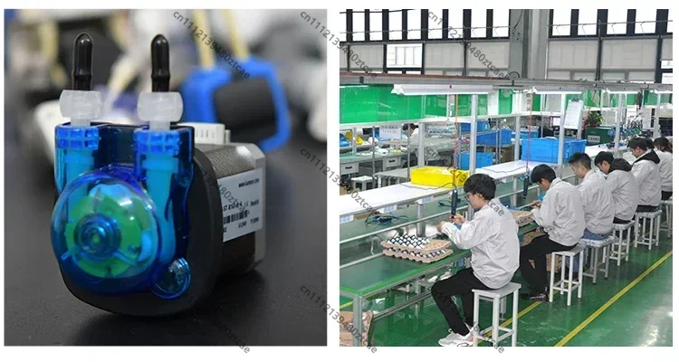 Миниатюрный перистальтический дозирующий насос KPAS100 с шаговым двигателем Nema 17, 14 каналов, для микропланшетного сканера, лабораторный, для перекачки жидкостей (art.: 3920da567f660) - 3920da567f660