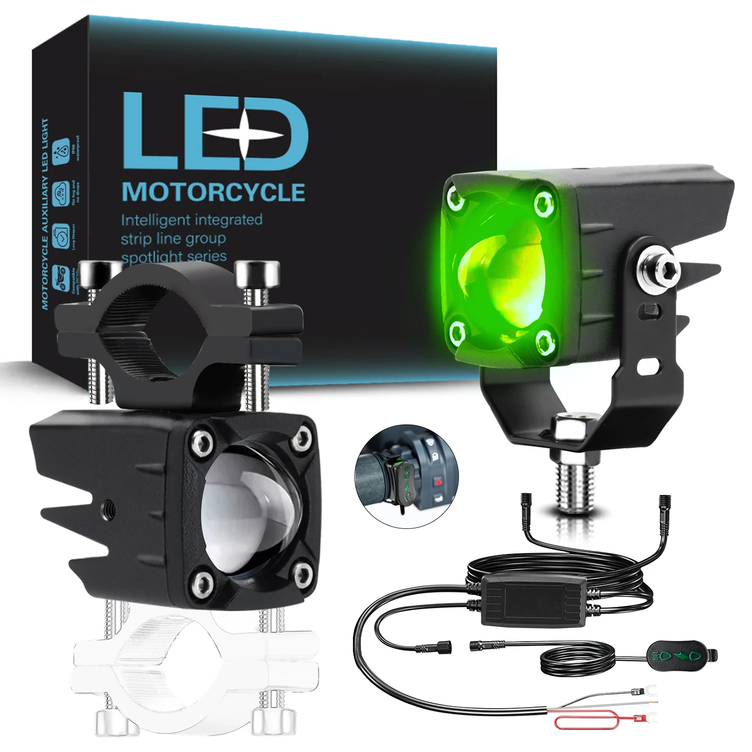 

Светодиодные 180 Вт маяк, мотоциклетные фары, противотуманные фары, проектор Red Angel 12 В 24 В, супер яркий для Fara Off-road 4X4 ATV SUV UTV