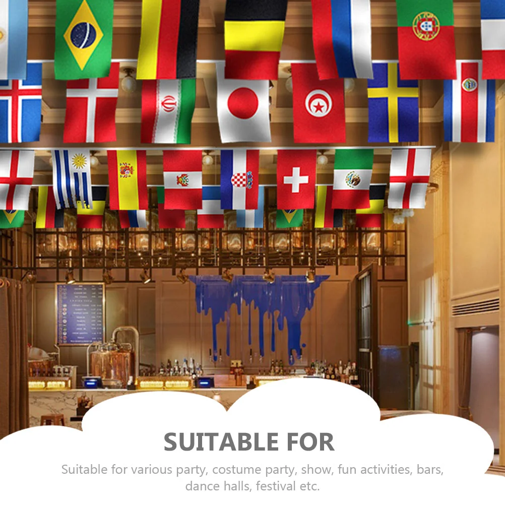 Вкруг света украшения международные флаги струнный знак футбол Евровидение