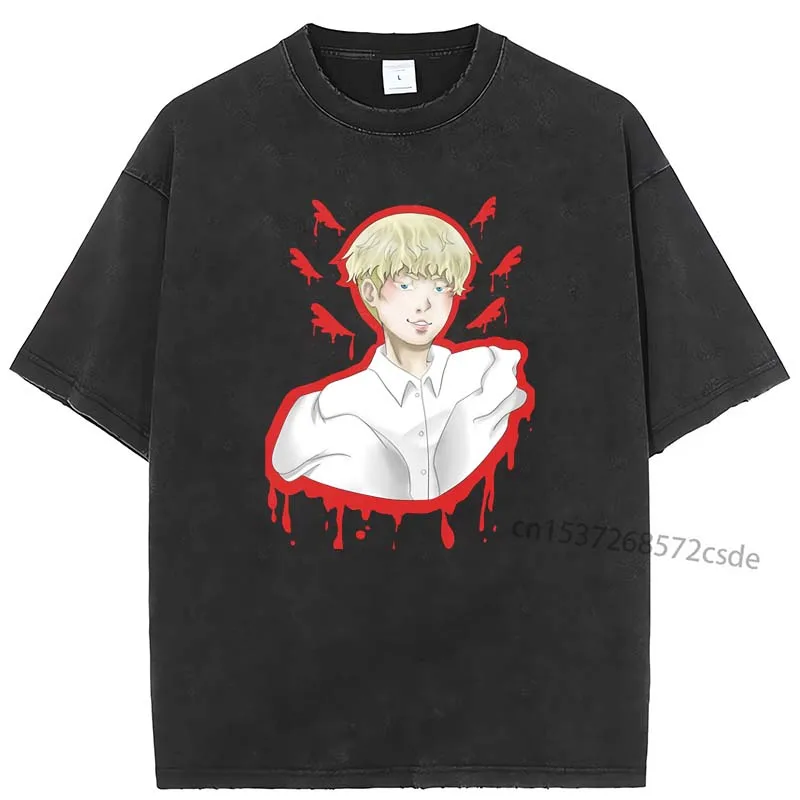 Ryo Asuka   Devilman Crybaby   Men Women T-Shirt Anime T Shirt Harajuku Funny Print T-Shirt Clothes Hip Hop Tops Tees Tops